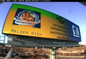 Thanksgiving game billboard