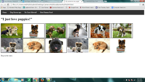 puppy webpage